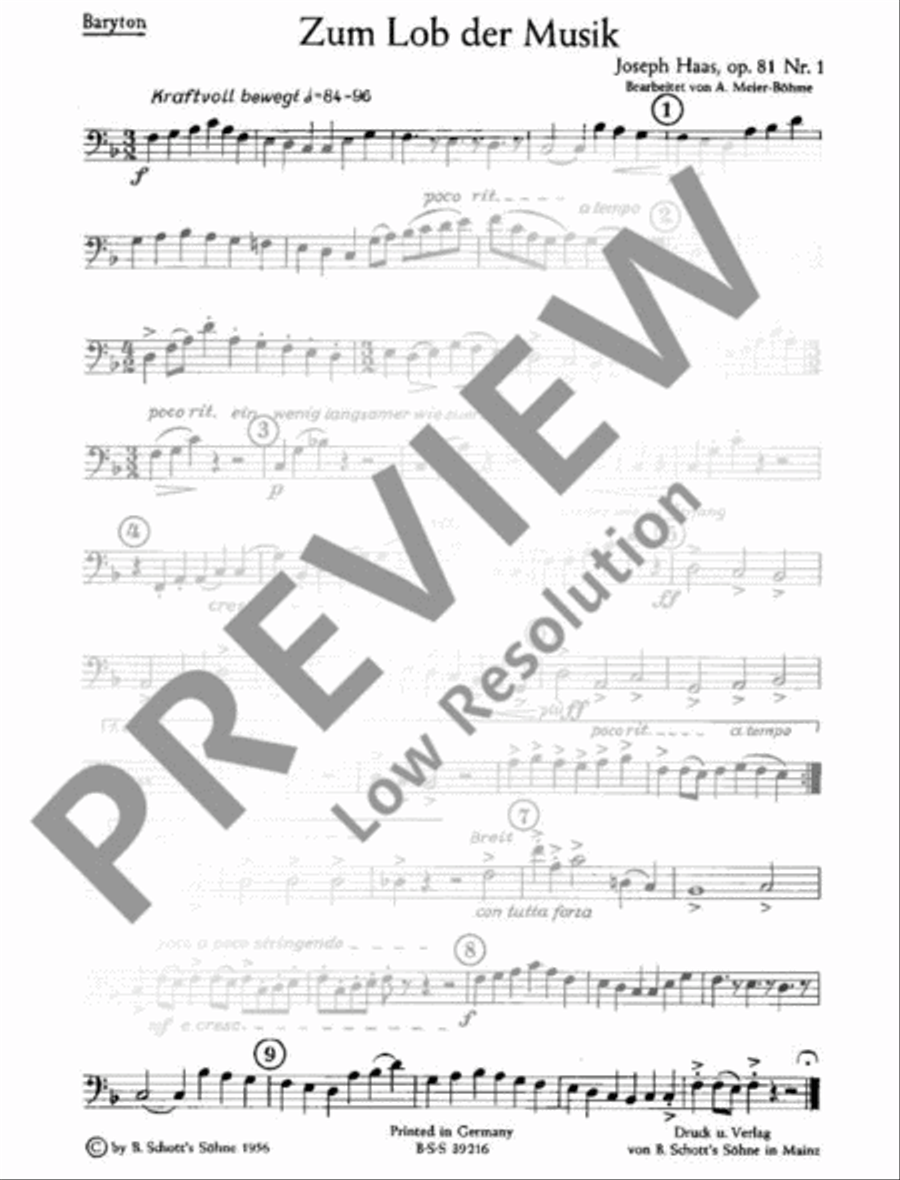 Zum Lob der Musik Zum Lob der Musik TB scores gallery preview page 21