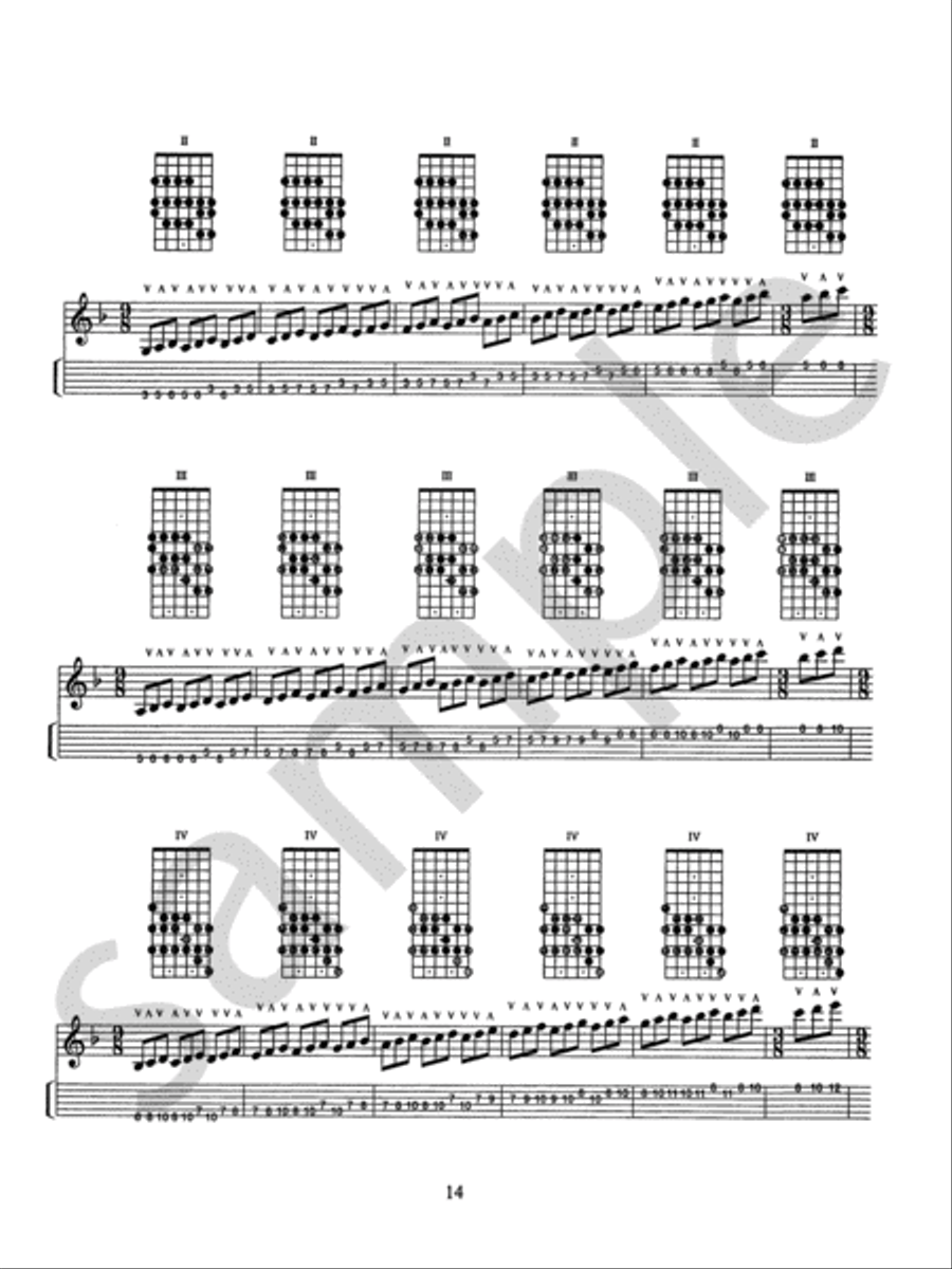 The Guitar Grimoire: The Exercise Book Guitar Tablature scores gallery preview page 10