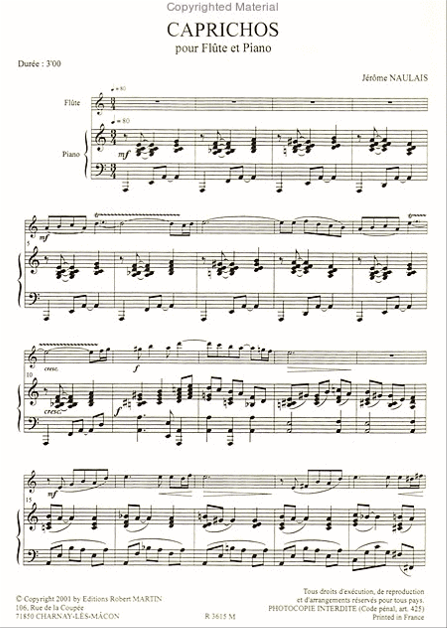 Caprichos Piano Accompaniment scores gallery preview page 2