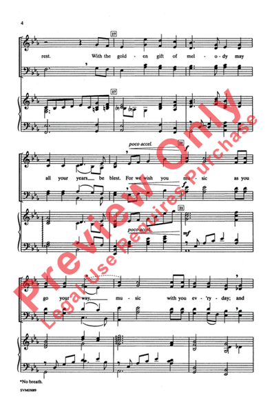 For We Wish You Music - SATB image number null