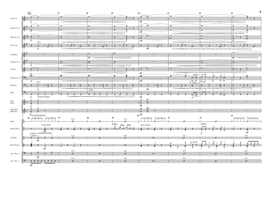 The Race - Full Score The Race - Full Score Pep Band scores gallery preview page 4