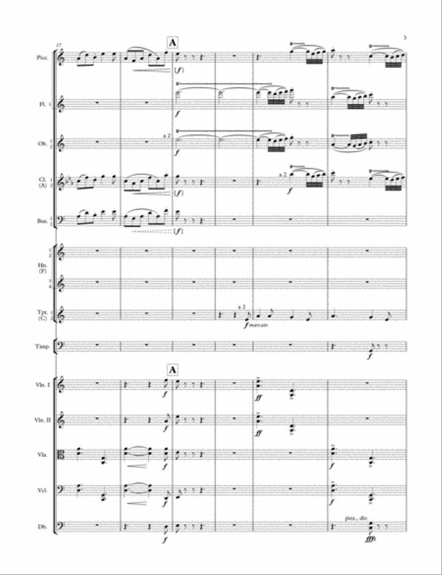 Bucolic Suite Full Orchestra scores gallery preview page 4