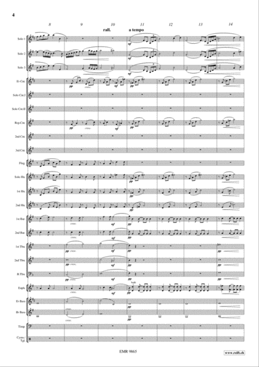 Meditation Meditation Brass Trio scores gallery preview page 4