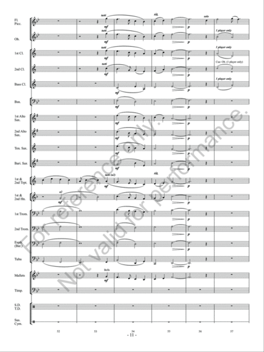 Auld Lang Syne Auld Lang Syne Concert Band scores gallery preview page 12