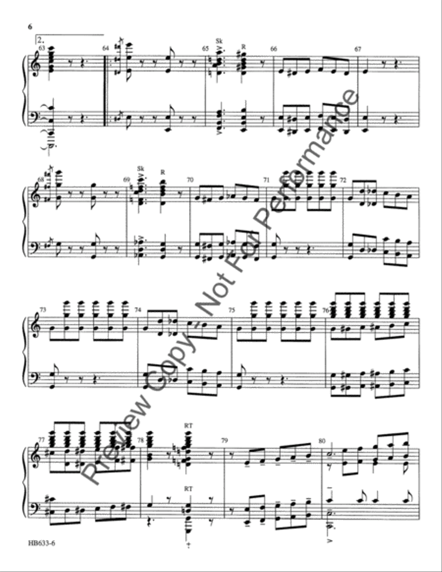 Them Basses Handbell Choir scores gallery preview page 7