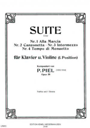 Book cover for Suite D-dur