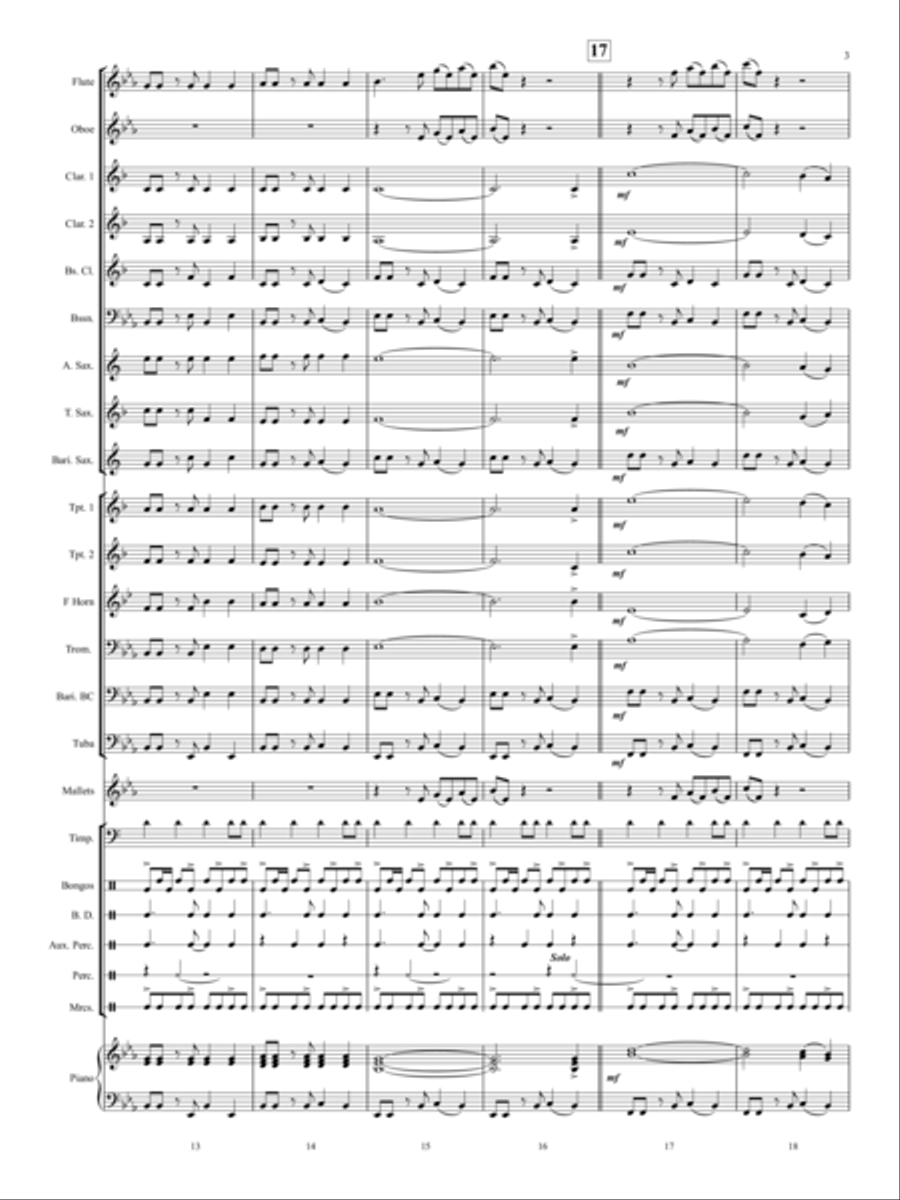 Siesta San Anton Concert Band scores gallery preview page 4