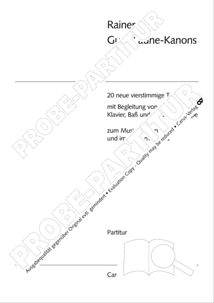 Gute-Laune-Kanons 4-Part scores gallery preview page 2