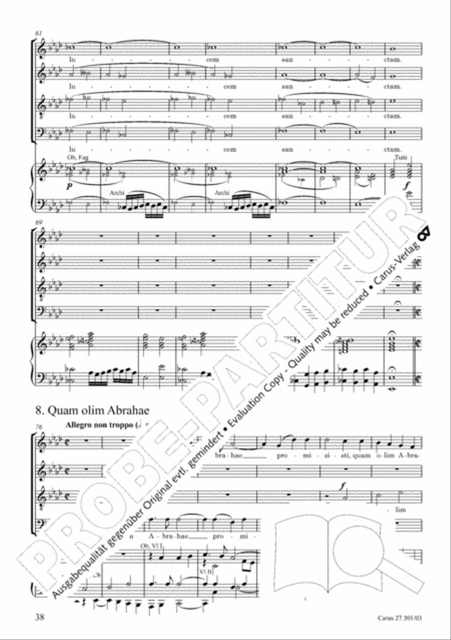 Requiem in F minor Requiem in F minor 4-Part scores gallery preview page 43