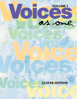 Book cover for Voices As One - Guitar Edition