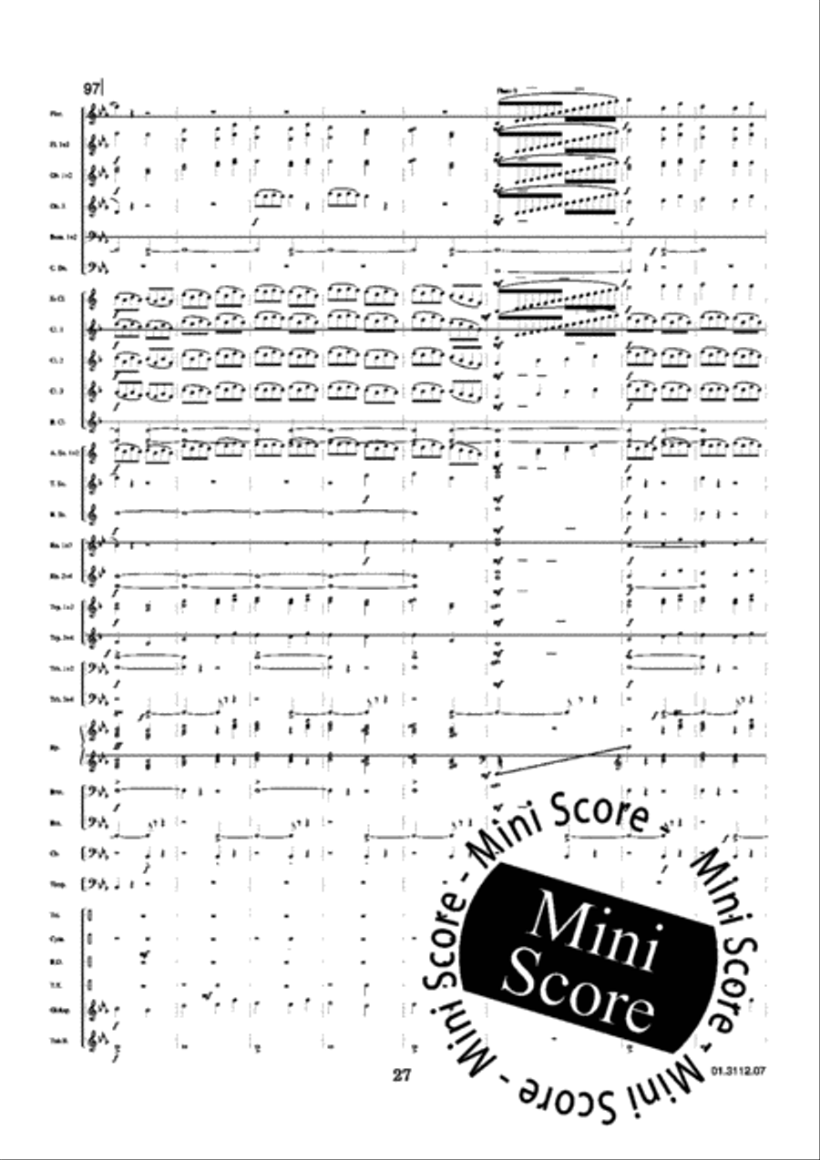 Baba Yaga/La Grande Porte de Kiev Concert Band scores gallery preview page 31
