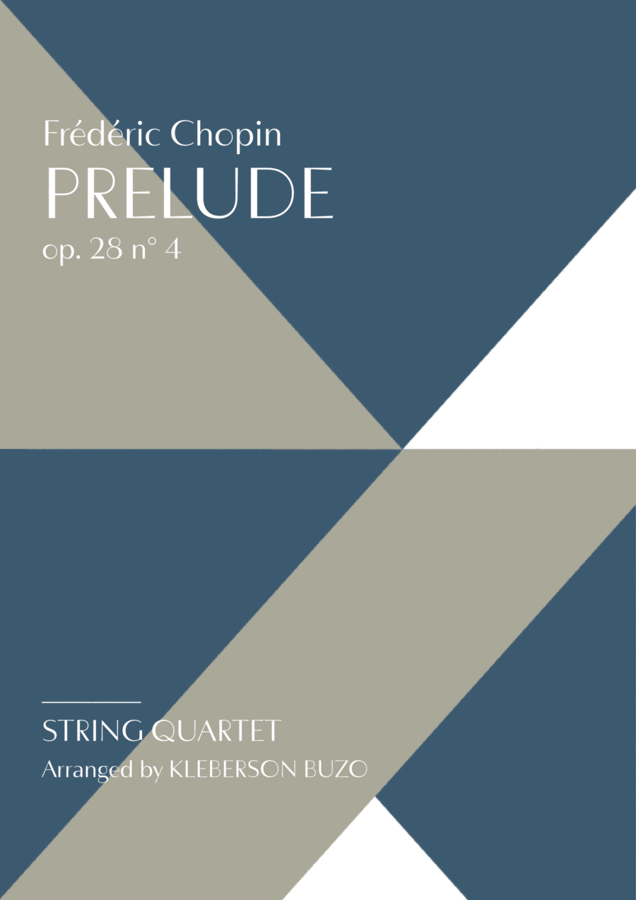 Prelude op. 28 n° 4 String Quartet scores gallery preview page 1