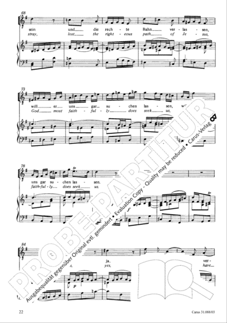 See now, as fishermen I will send you (Siehe, ich will viel Fischer aussenden) 4-Part scores gallery preview page 23