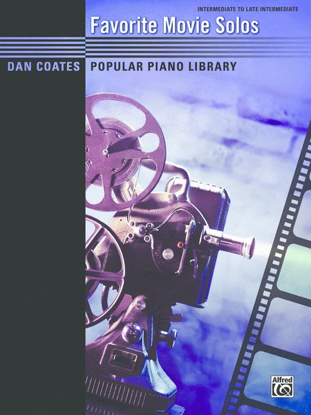 Dan Coates Popular Piano Library -- Favorite Movie Solos