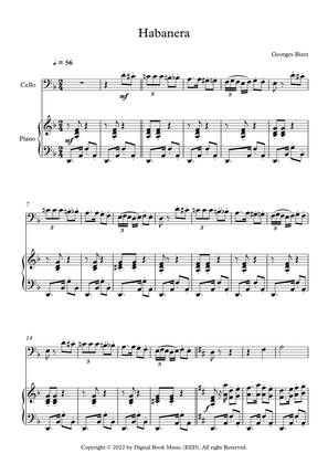 Habanera - Georges Bizet (Cello + Piano)