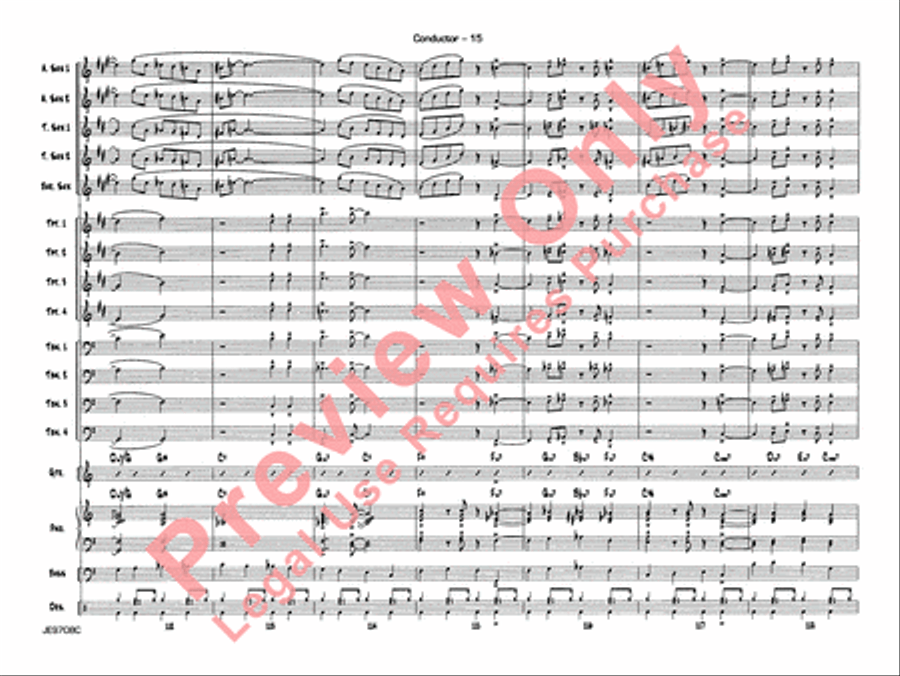 Cute Cute Jazz Ensemble scores gallery preview page 17