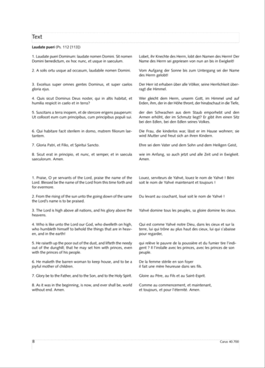 Laudate pueri Laudate pueri SSAA scores gallery preview page 9