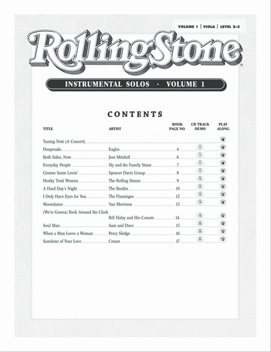 Selections from Rolling Stone Magazine's 500 Greatest Songs of All Time (Instrumental Solos for Strings) String Orchestra scores gallery preview page 2