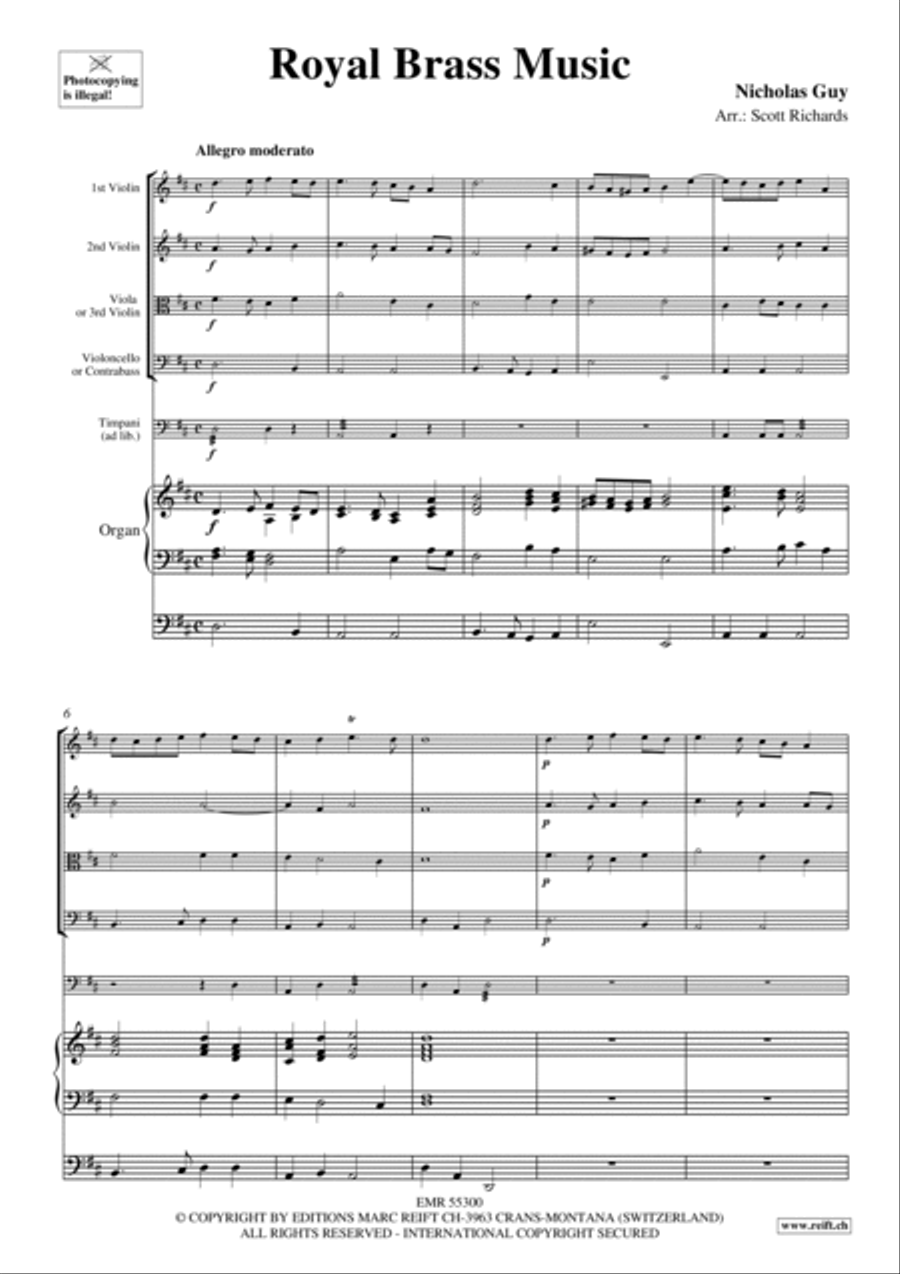 Royal Brass Music String Quartet scores gallery preview page 3