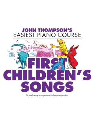 Book cover for John Thompson's Easiest Children's Songs