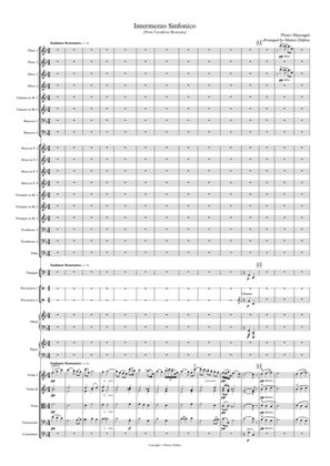 Intermezzo (From Cavalleria Rusticana) [Full Orchestra]