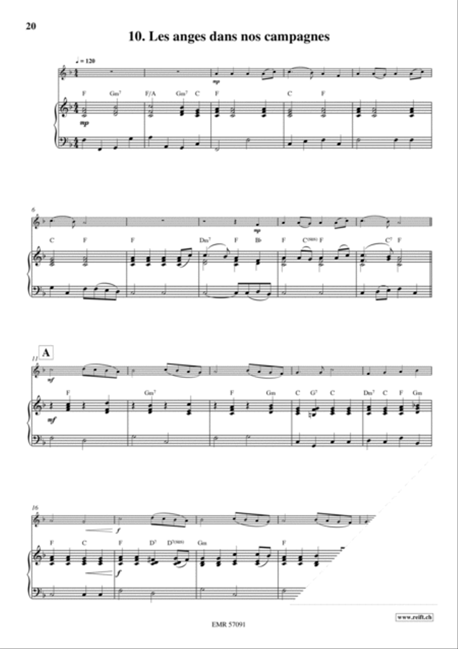 18 Christmas Songs Soprano Recorder scores gallery preview page 13