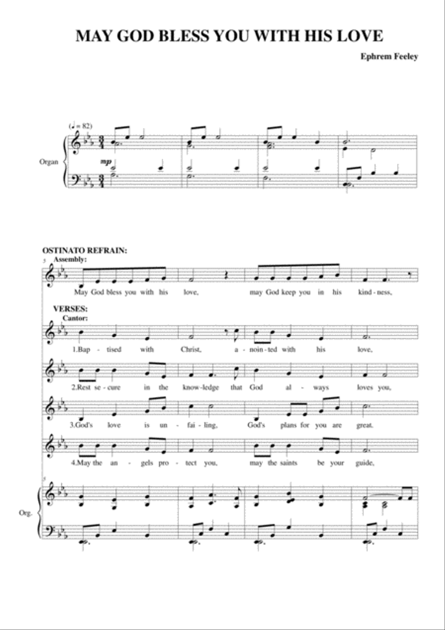 May God Bless You with His Love Choir scores gallery preview page 2