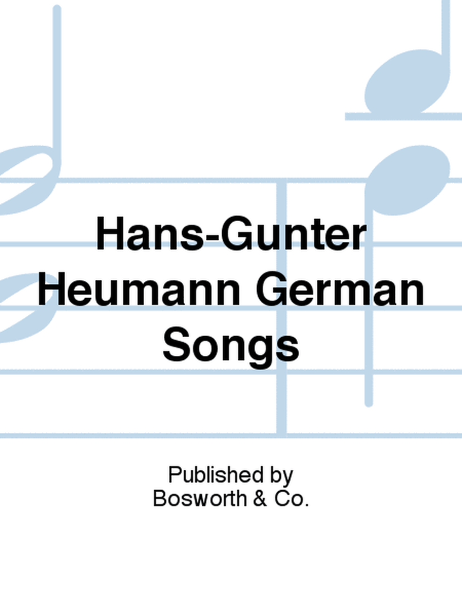 Hans-Gunter Heumann German Songs
