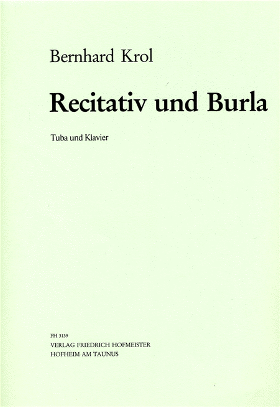 Recitativ und Burla, op. 83/2 Tuba scores gallery preview page 1