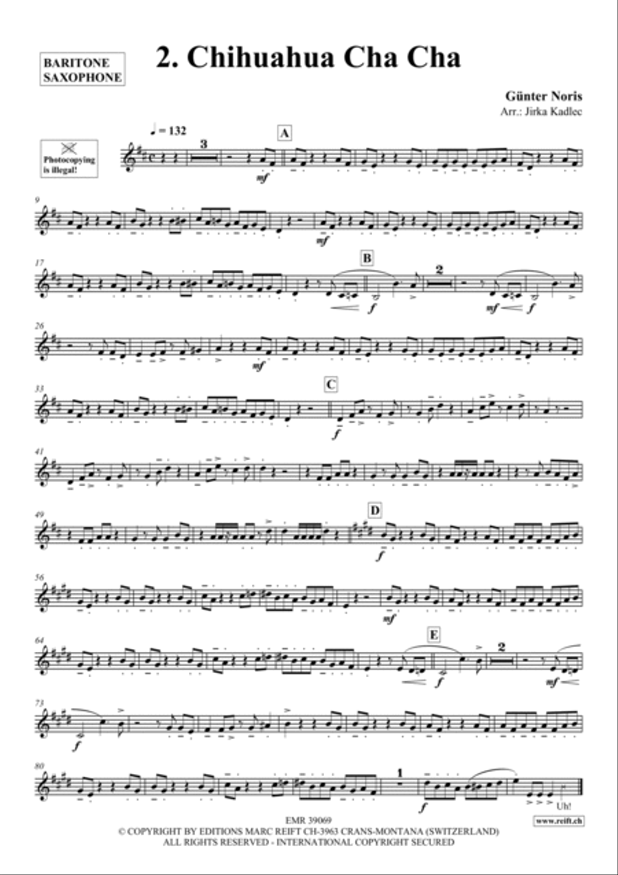 12 Greatest Dance Party Hits Baritone Saxophone scores gallery preview page 3