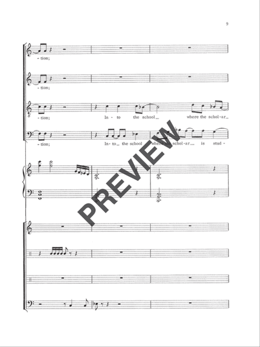 Beat! Beat! Drums! (Full Score) Choir scores gallery preview page 10