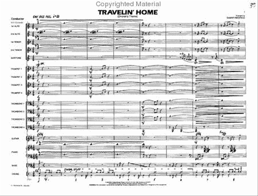 Travelin' Home Travelin' Home Jazz Ensemble scores gallery preview page 2