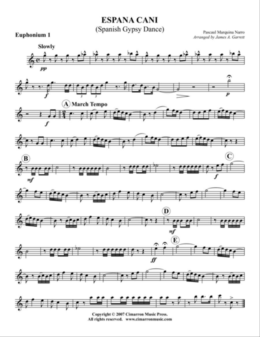 Espana Cani Large Ensemble scores gallery preview page 6