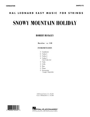 Snowy Mountain Holiday - Conductor Score (Full Score)