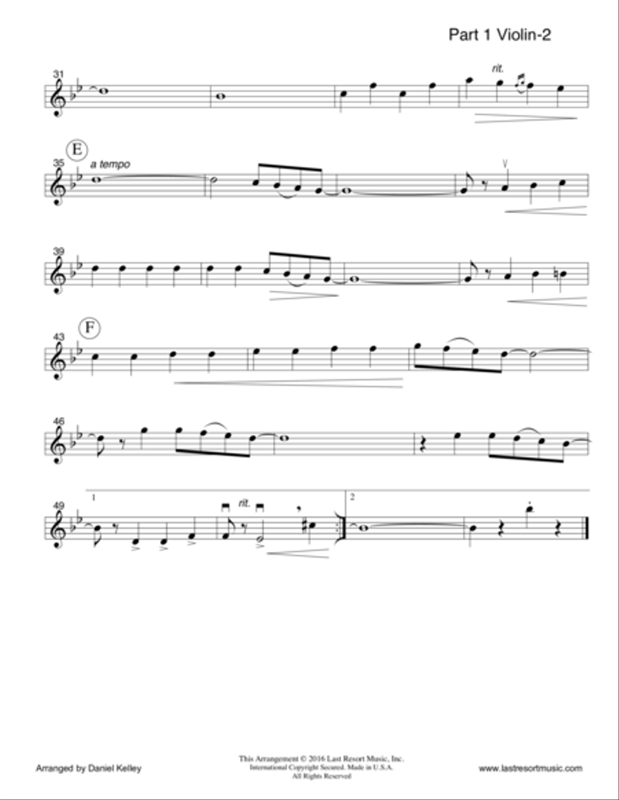 Do It Again for String Trio- Violin, Violin, Cello Small Ensemble scores gallery preview page 5