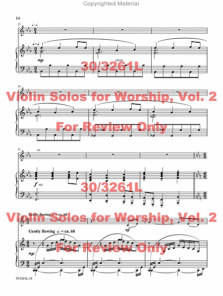 Violin Solos for Worship, Vol. 2 image number null