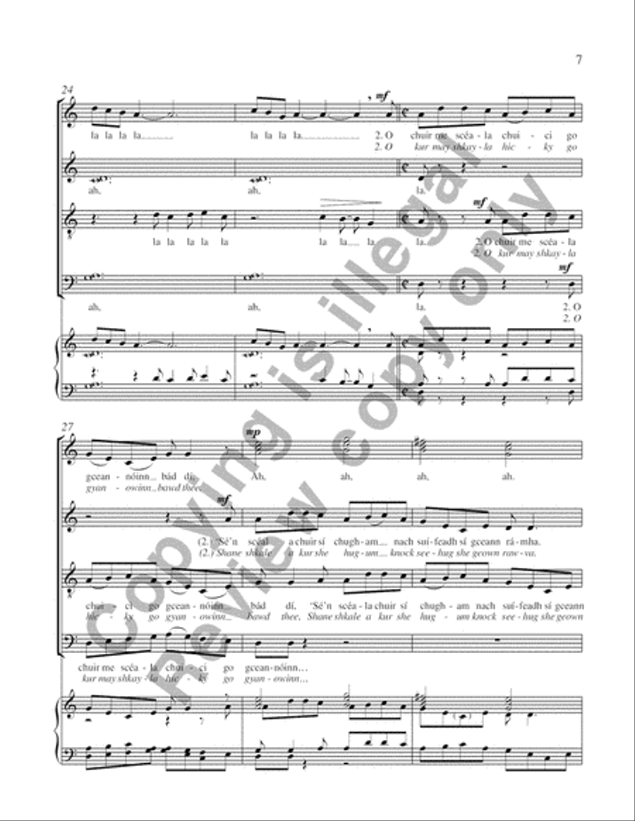 Dúlamán 4-Part scores gallery preview page 5