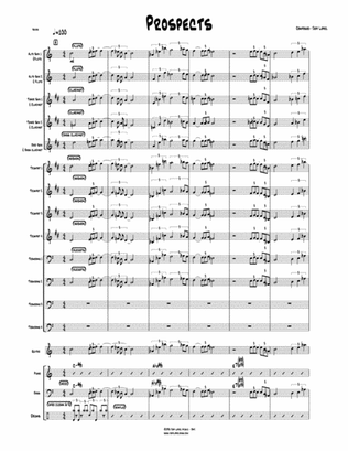 Prospects- big band version- score and parts