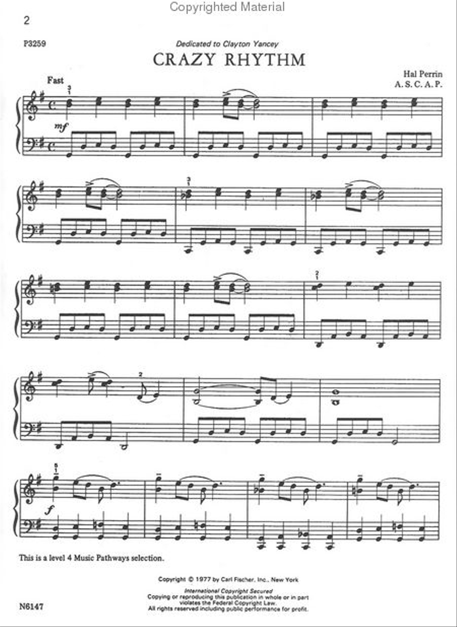 Crazy Rhythm Crazy Rhythm Piano Method scores gallery preview page 2
