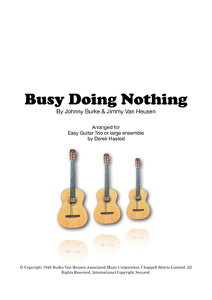 Book cover for Busy Doing Nothing