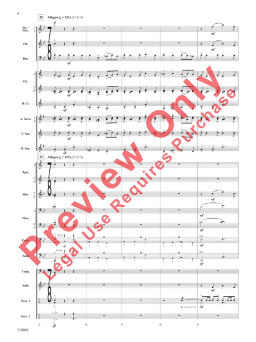 Sentinel Sentinel Concert Band scores gallery preview page 9