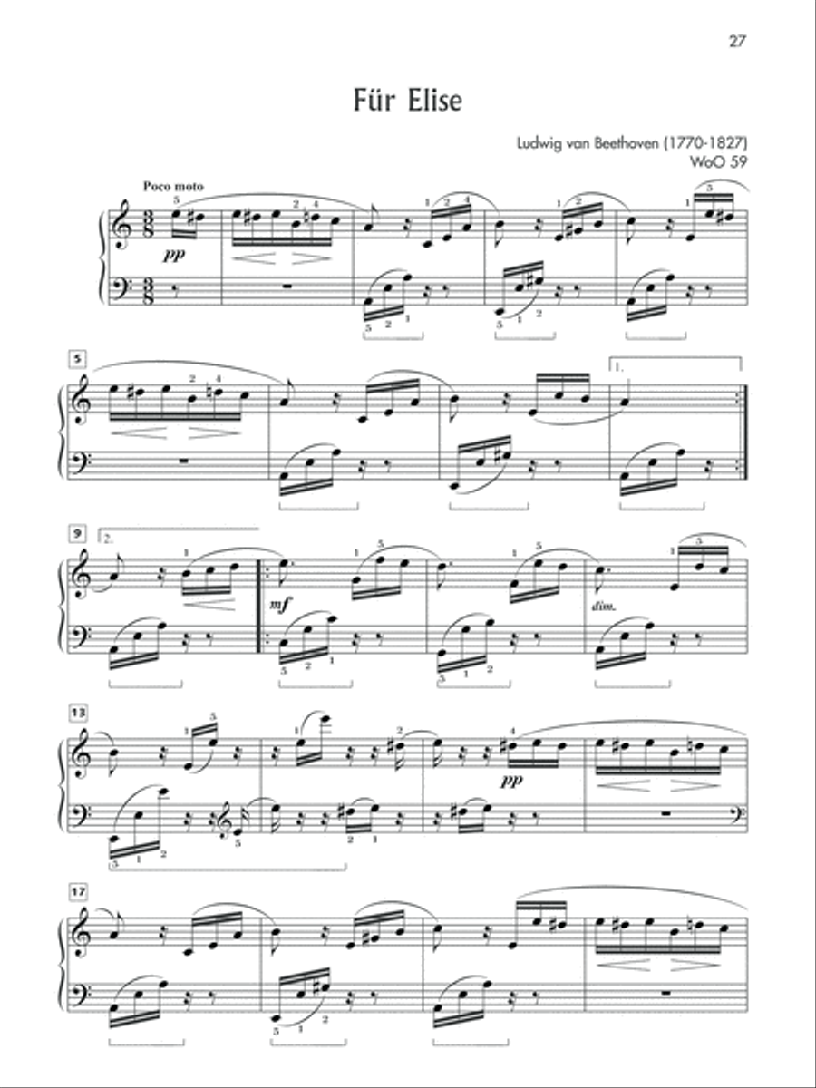 The Giant Book of Classical Piano Sheet Music Piano Solo scores gallery preview page 2