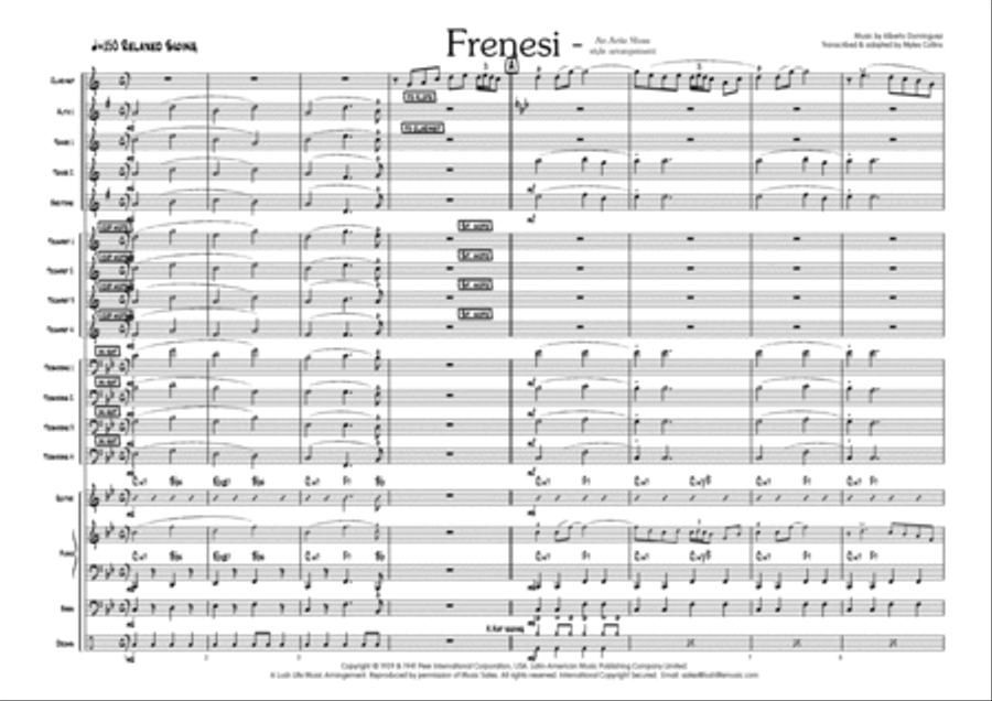 Frenesi Big Band scores gallery preview page 2