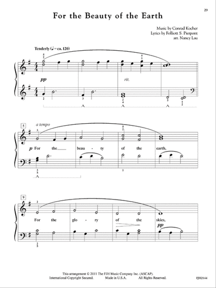 In Recital with Timeless Hymns, Book 3 Piano Method scores gallery preview page 5