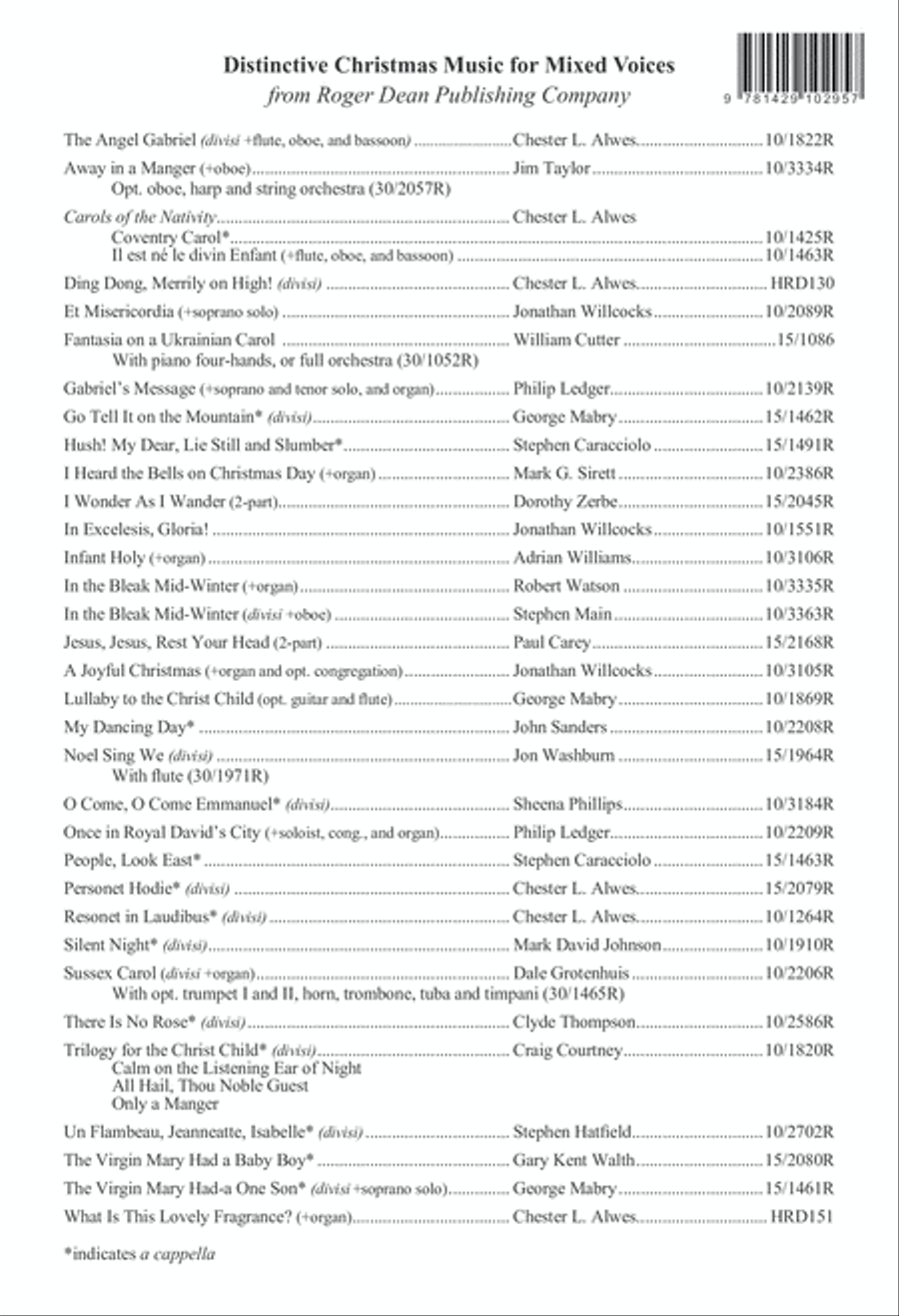 My Dancing Day 4-Part scores gallery preview page 17
