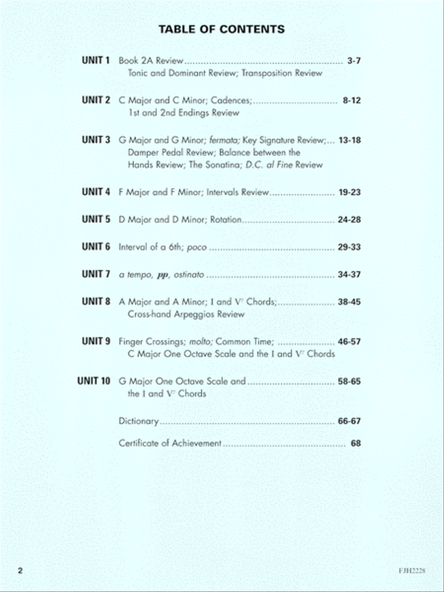The All-In-One Approach to Succeeding at the Piano, Book 2B Piano Method scores gallery preview page 2