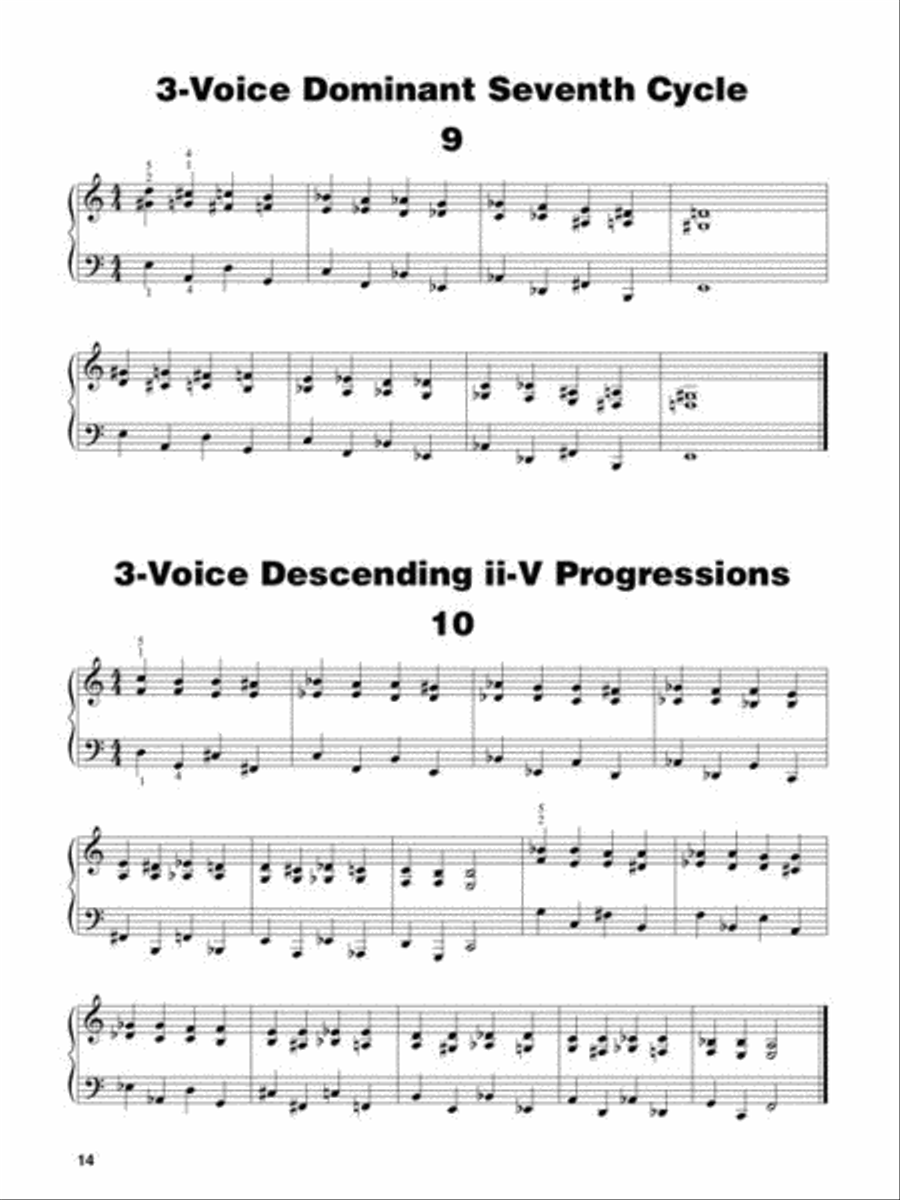 Jazz Chord Hanon Piano Method scores gallery preview page 7