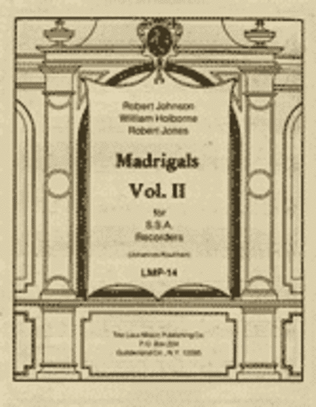 Madrigals, Vol. 2