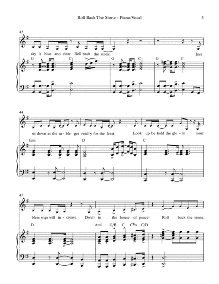 Roll Back The Stone Voice scores gallery preview page 5