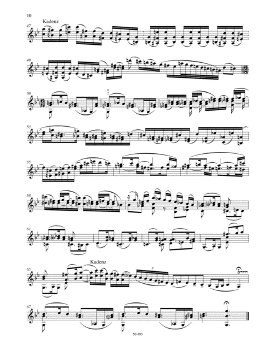 Violin Sonata Violin Solo scores gallery preview page 5